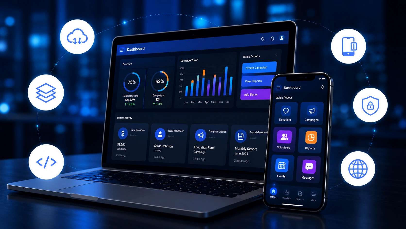 Digital Platforms & Applications hero artwork